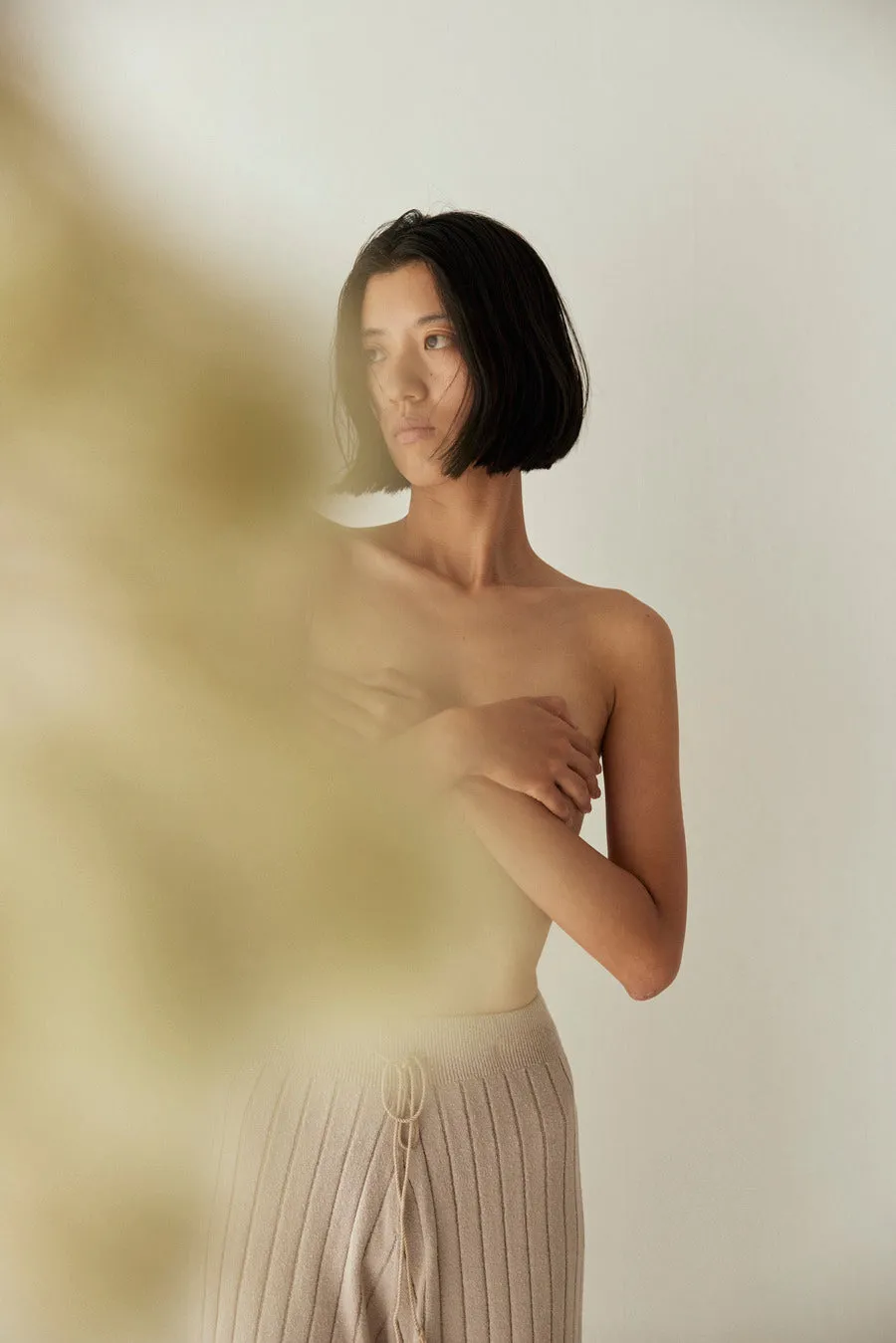 Silk Rib Pants  [ Classic ] Eco Silk